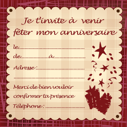 modele de carte invitation gratuit