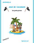 Cahier de vacances sur le thème des pirates