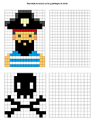 Pixel art à imprimer