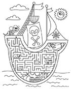 Labyrinthe, le rat sur le bateau des pirates