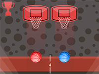 Deux paniers de basket-ball, jeu en ligne
