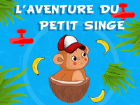 L'aventure du petit singe, jeu en ligne