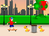 Le singe et les bananes, jeu d'adresse en ligne