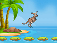 Sauts de kangourou, jeu gratuit en ligne