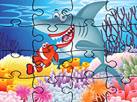 Puzzle en ligne, les animaux marins