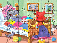 Puzzle en ligne 24 pièces, le petit Chaperon rouge