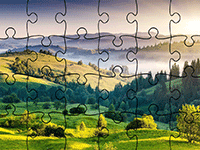 Puzzle en ligne, 24 pièces, coucher de soleil