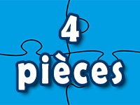 Puzzles en ligne, 4 pièces